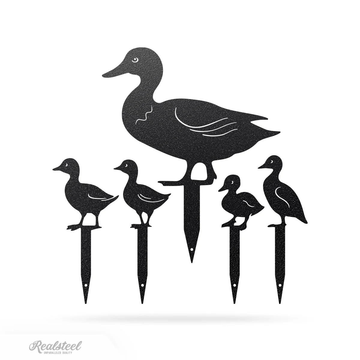 Garden Art - Duck Family Garden Stakes - Image 2