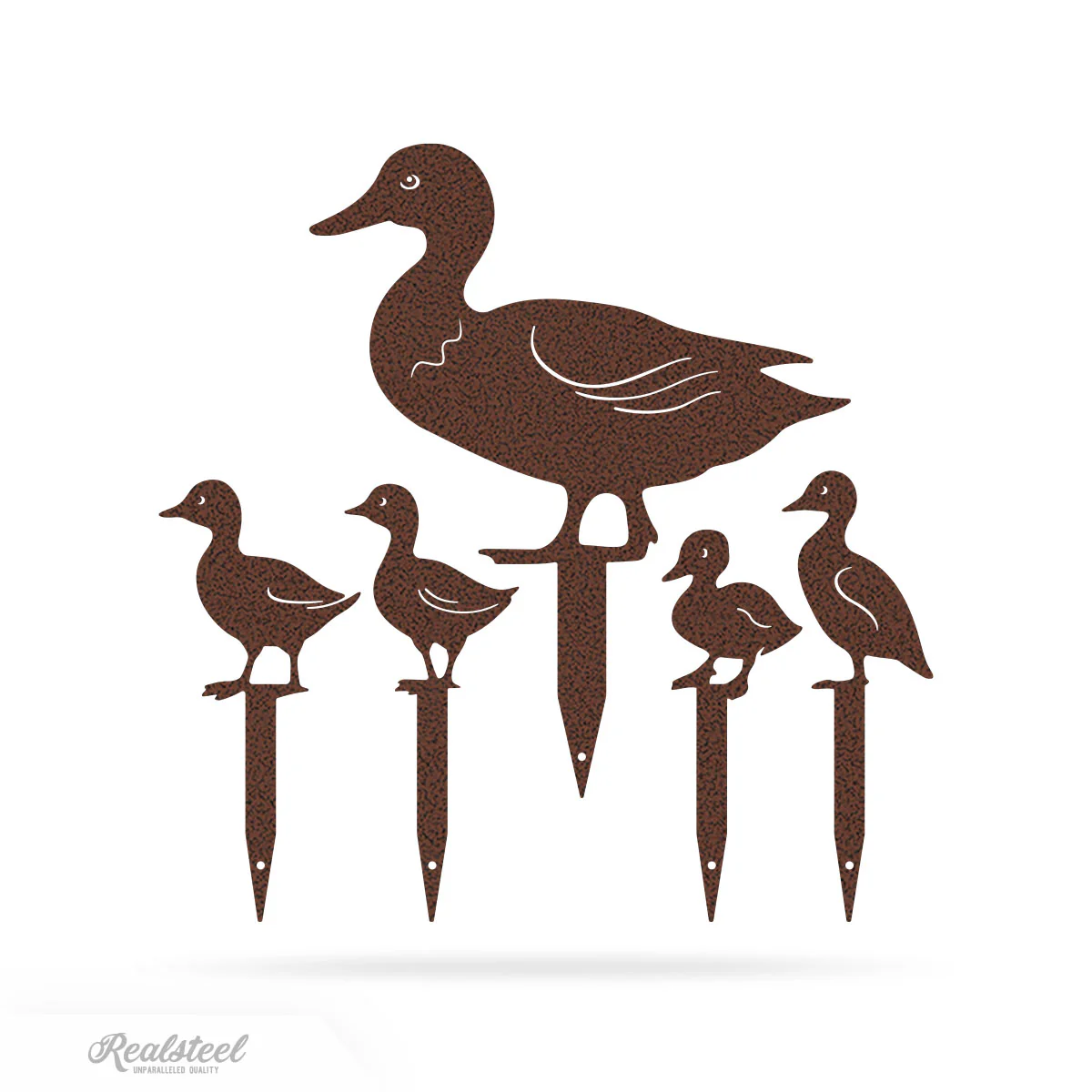 Garden Art - Duck Family Garden Stakes - Image 3