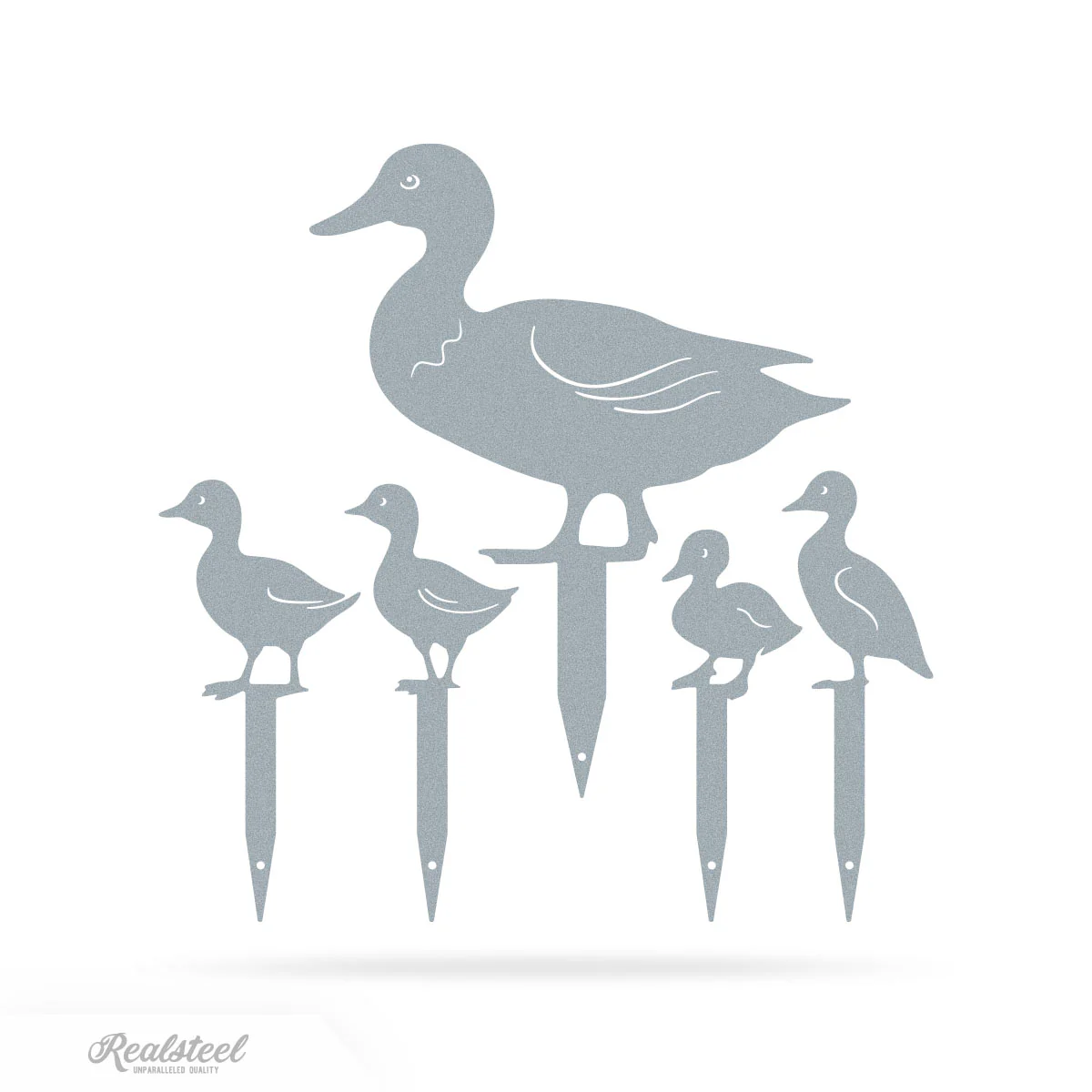 Garden Art - Duck Family Garden Stakes - Image 4