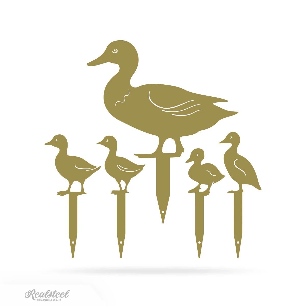 Garden Art - Duck Family Garden Stakes - Image 5