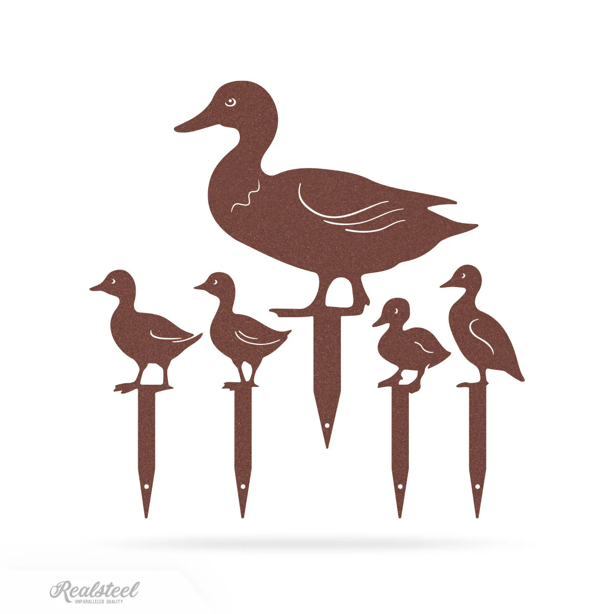 Garden Art - Duck Family Garden Stakes - Image 6