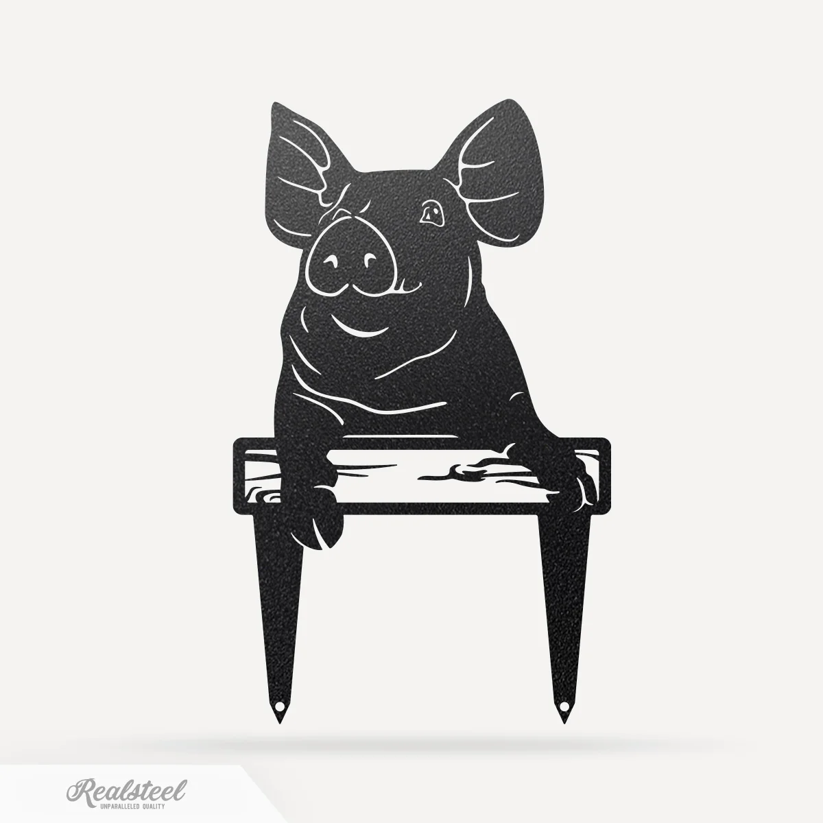 Garden Art - Farm Piglet Stake - Image 4