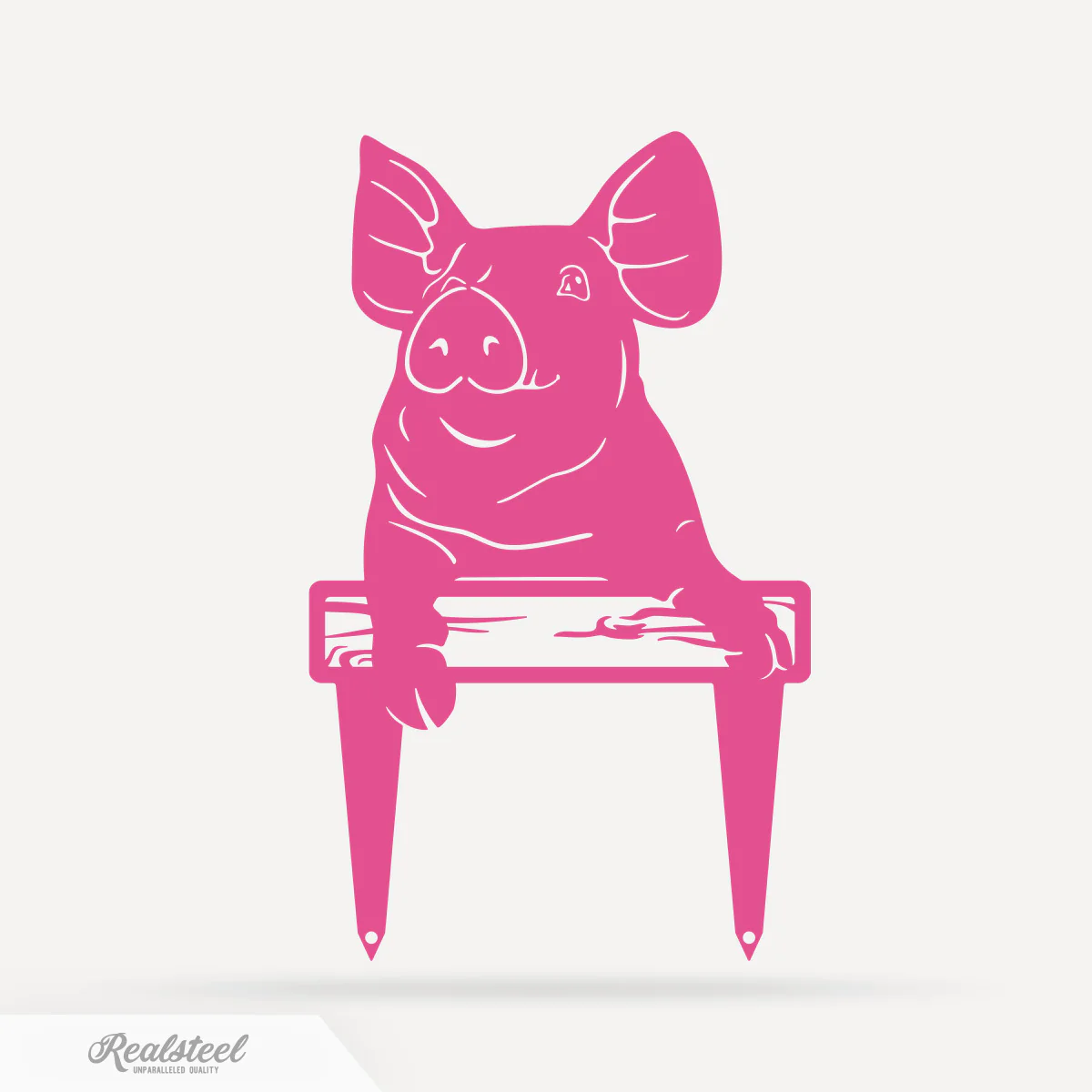 Garden Art - Farm Piglet Stake - Image 5