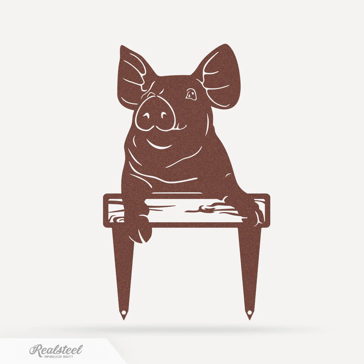 Garden Art - Farm Piglet Stake - Image 9