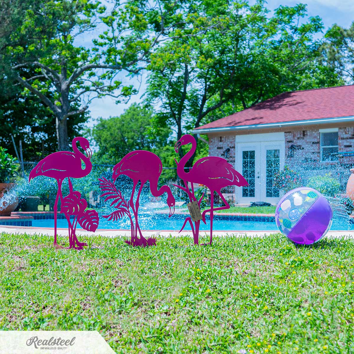 Garden Art - Flamingo 3 Pack - Image 4