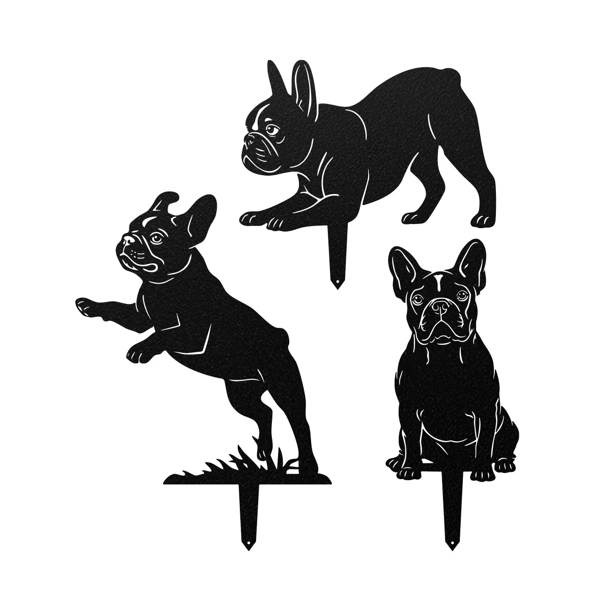 Garden Art - French Bulldog Stakes 3 Pack - Image 6