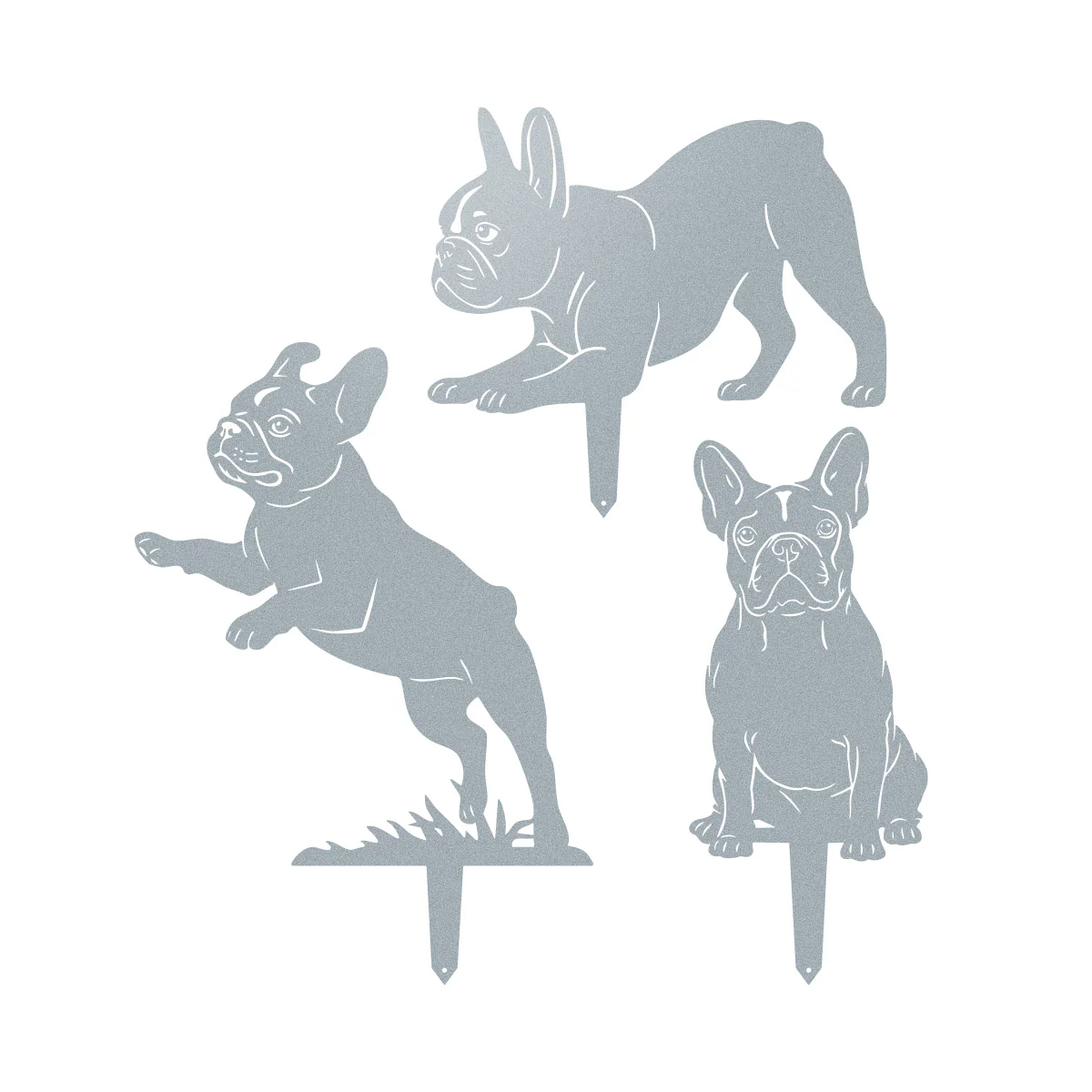 Garden Art - French Bulldog Stakes 3 Pack - Image 7