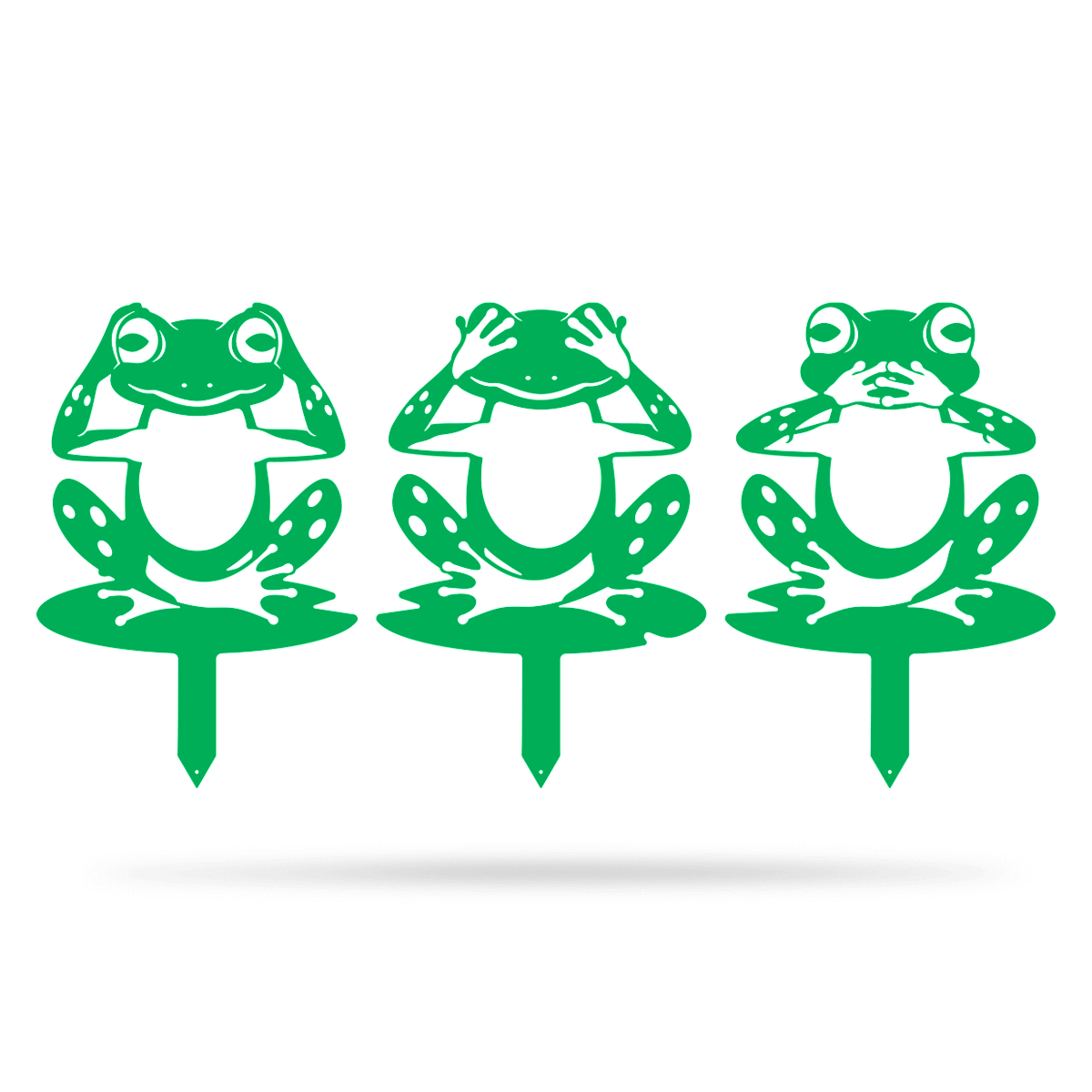 Garden Art - Frogs 3 Pack - Image 2