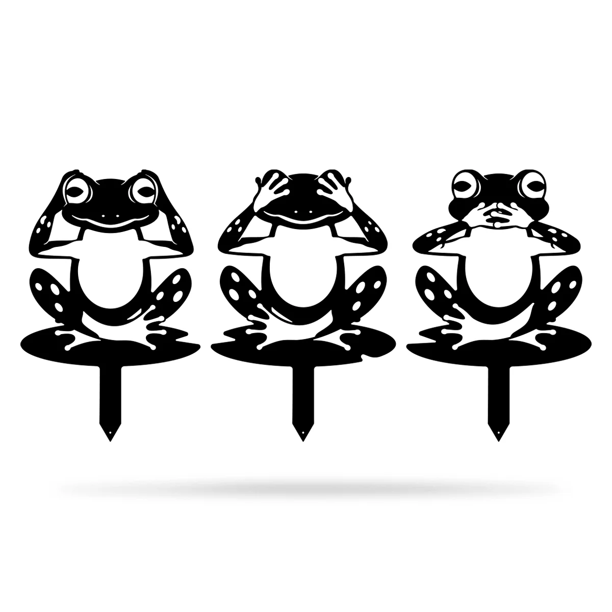Garden Art - Frogs 3 Pack - Image 3