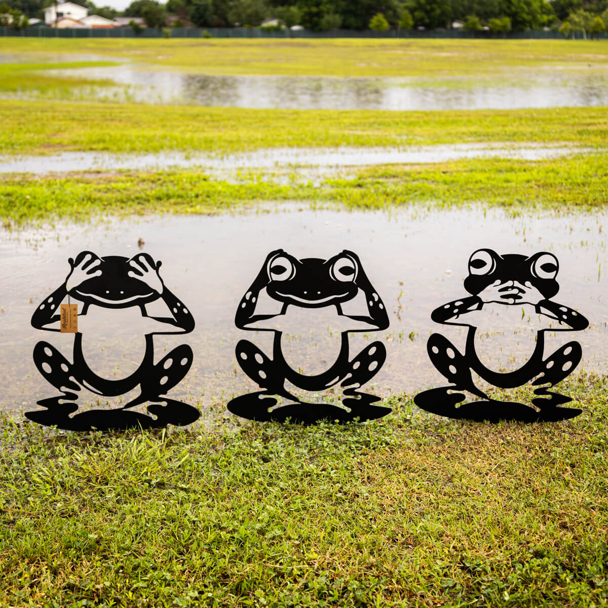 Garden Art - Frogs 3 Pack - Image 8