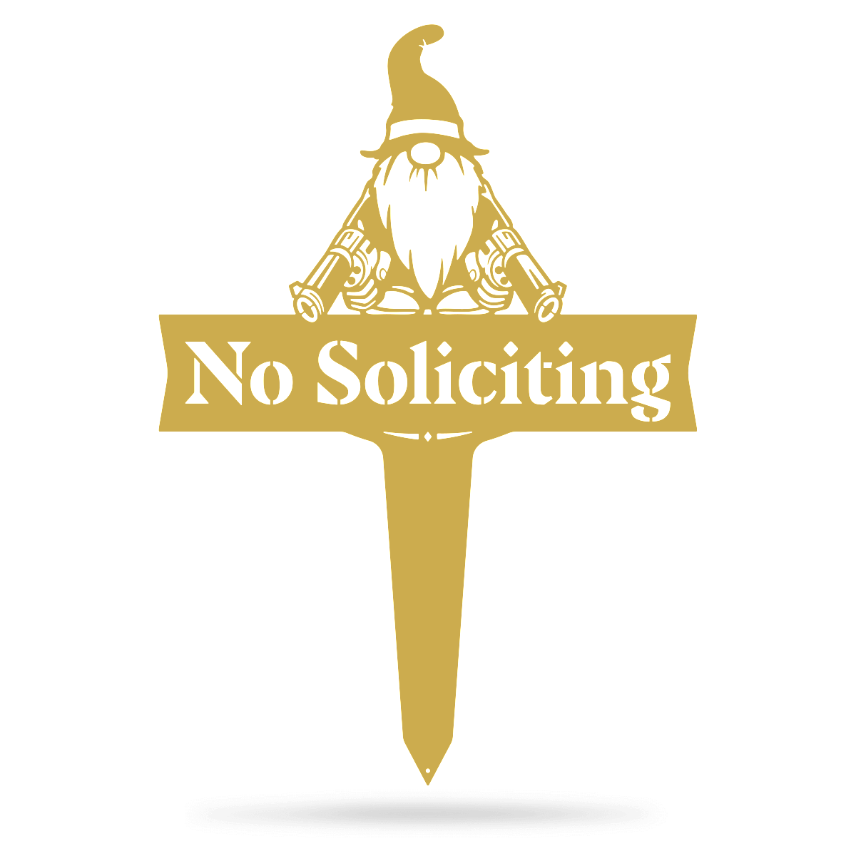 Garden Art - No Soliciting Gnome - Image 6