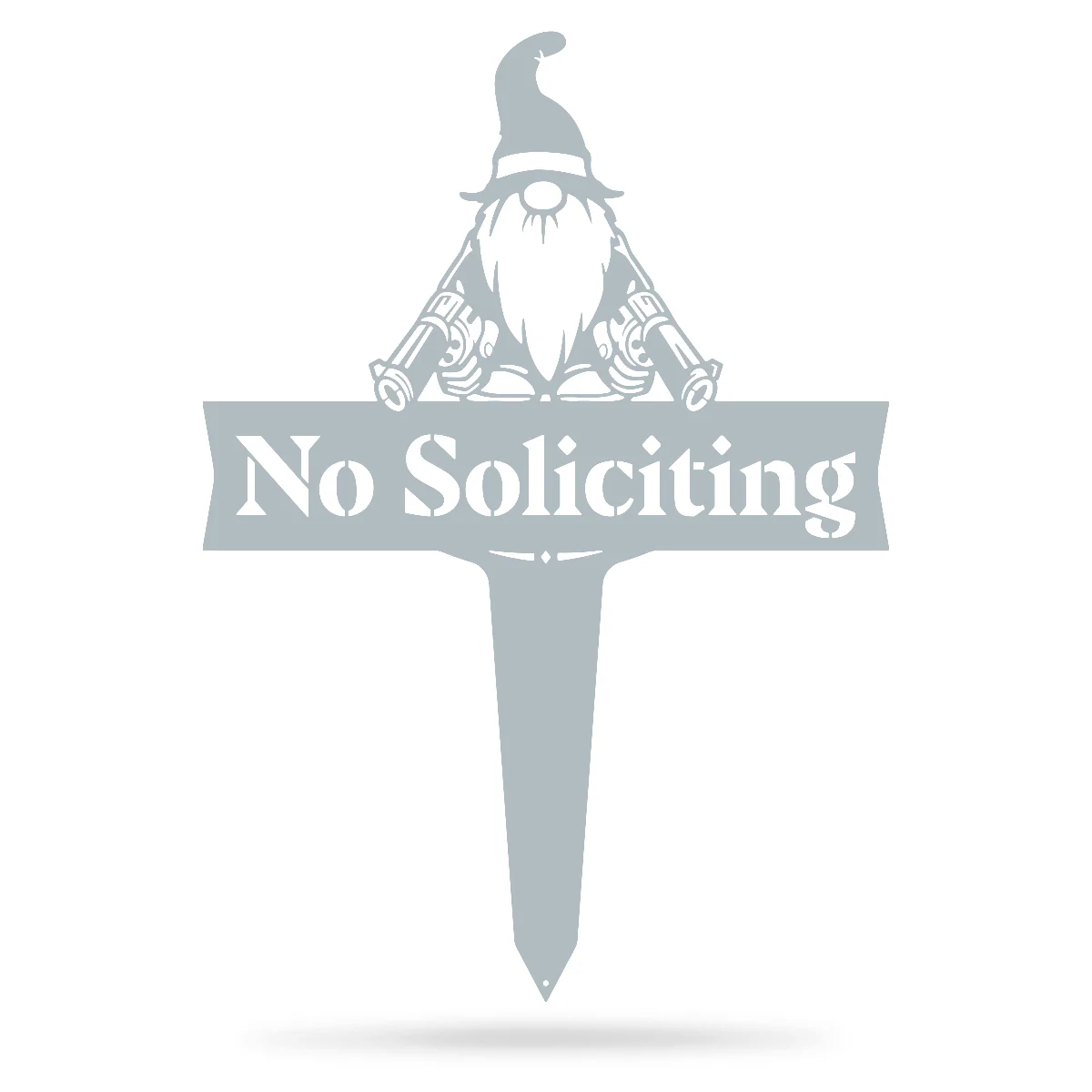 Garden Art - No Soliciting Gnome - Image 7