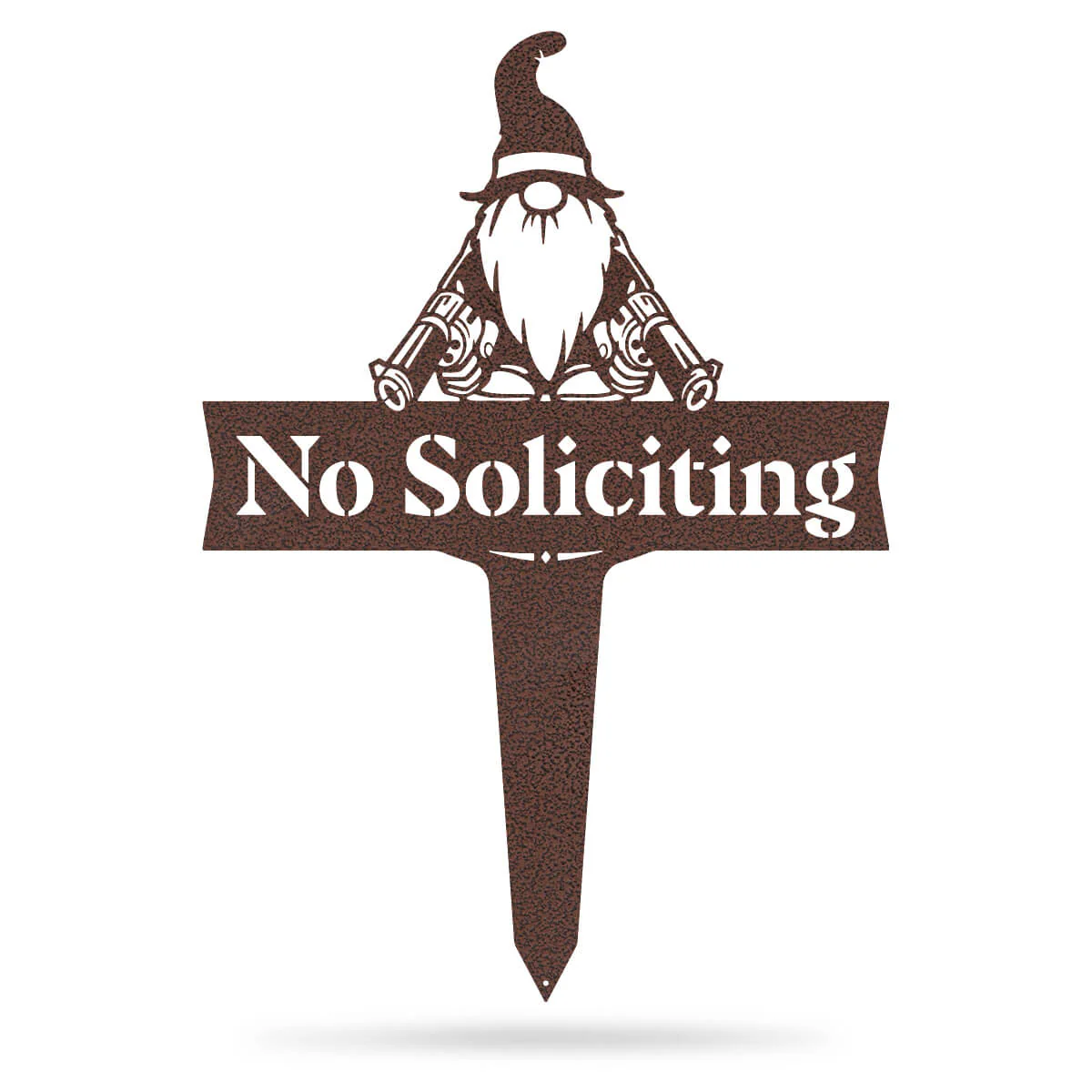 Garden Art - No Soliciting Gnome - Image 8