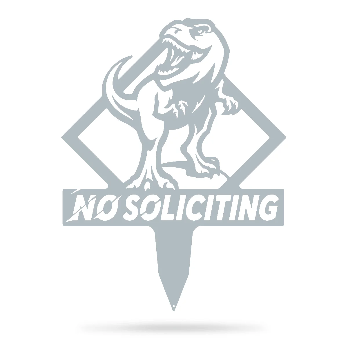 Garden Art - No Soliciting T-Rex - Image 7