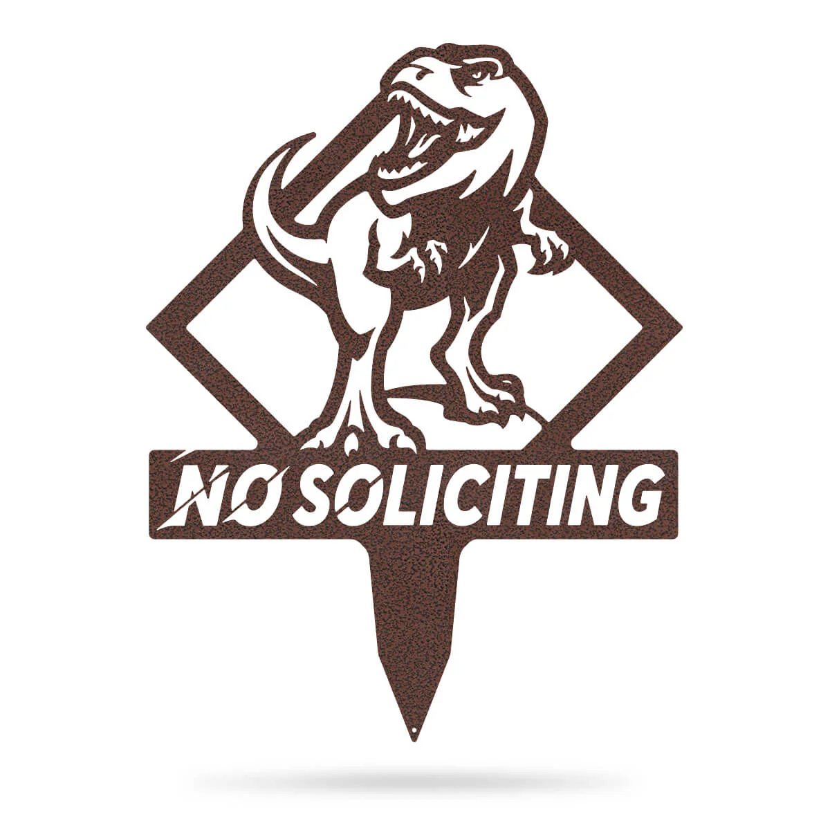 Garden Art - No Soliciting T-Rex - Image 8