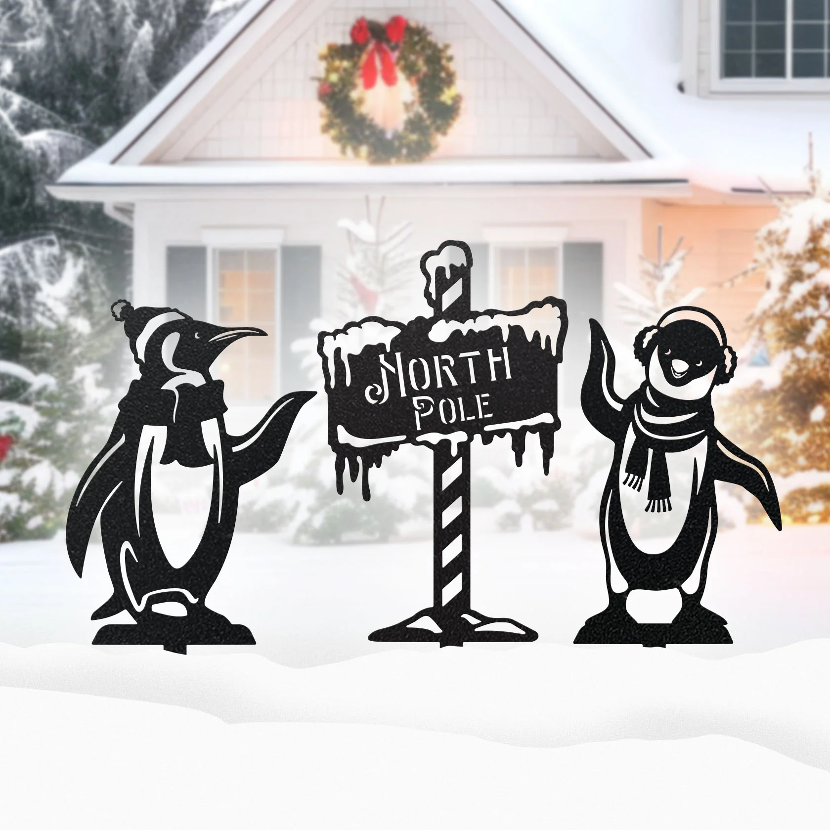 Garden Art - North Pole Critters Set