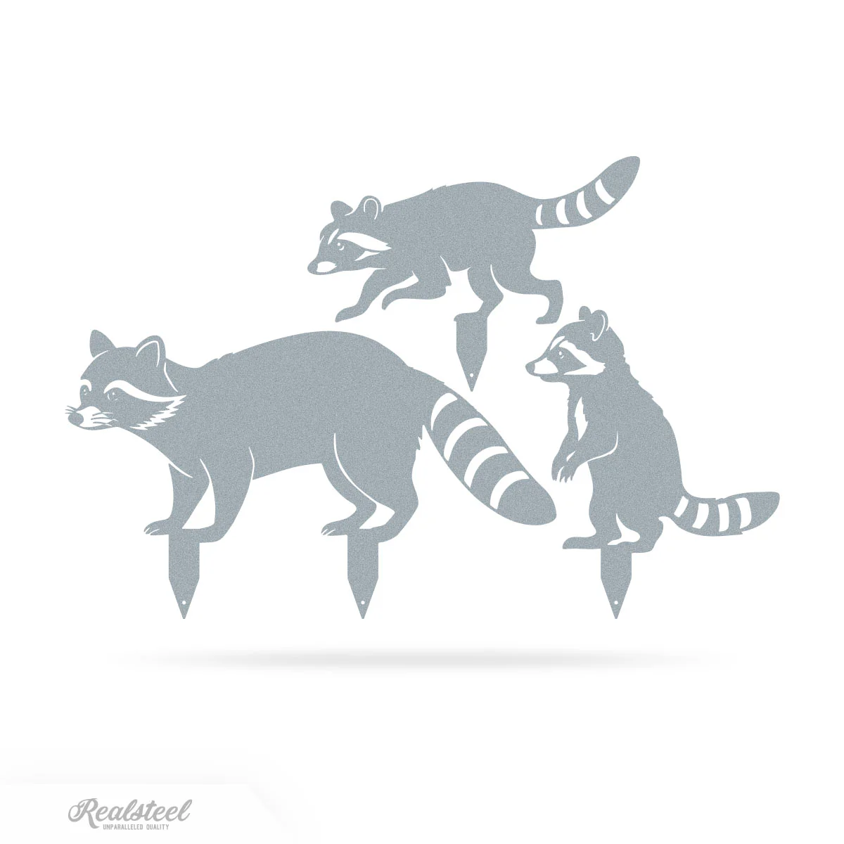 Garden Art - Raccoon Family 3 Pack - Image 11