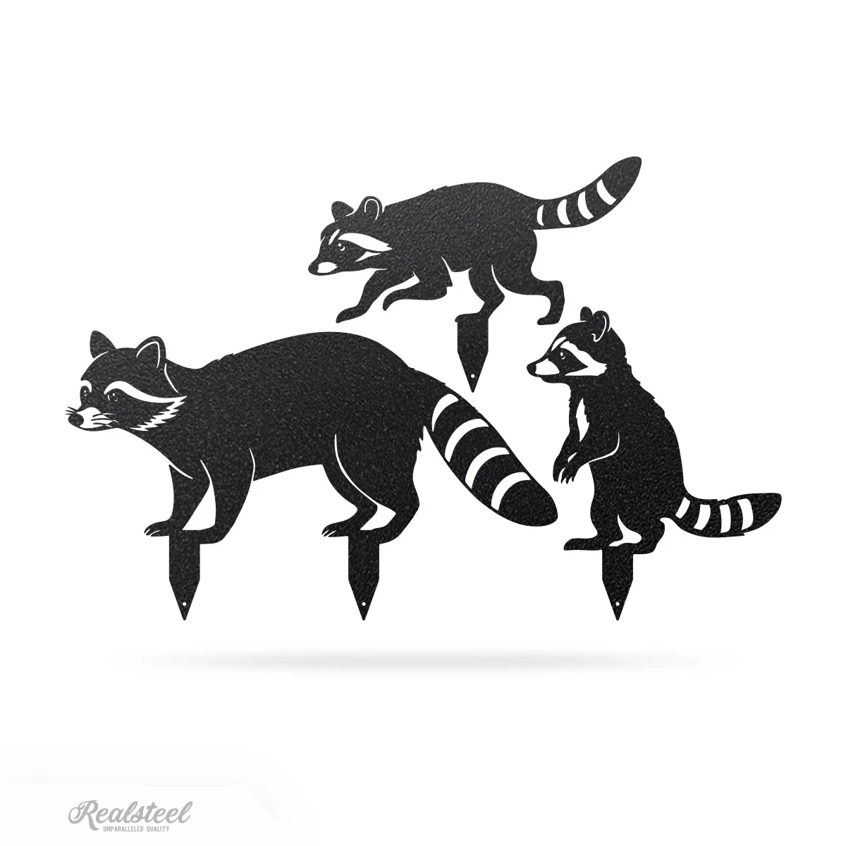 Garden Art - Raccoon Family 3 Pack - Image 8