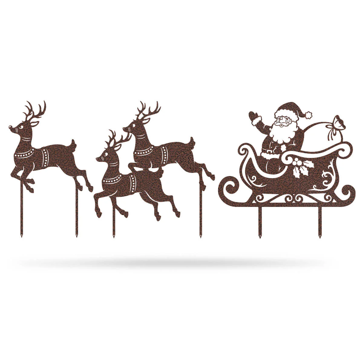 Garden Art - Santa Sleigh Set - Image 12
