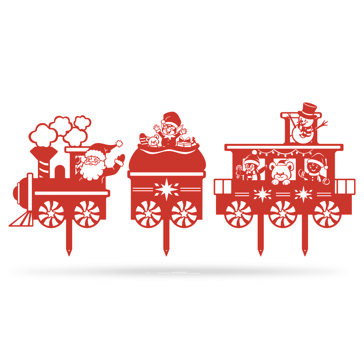Garden Art - Santa Train Set - Image 8