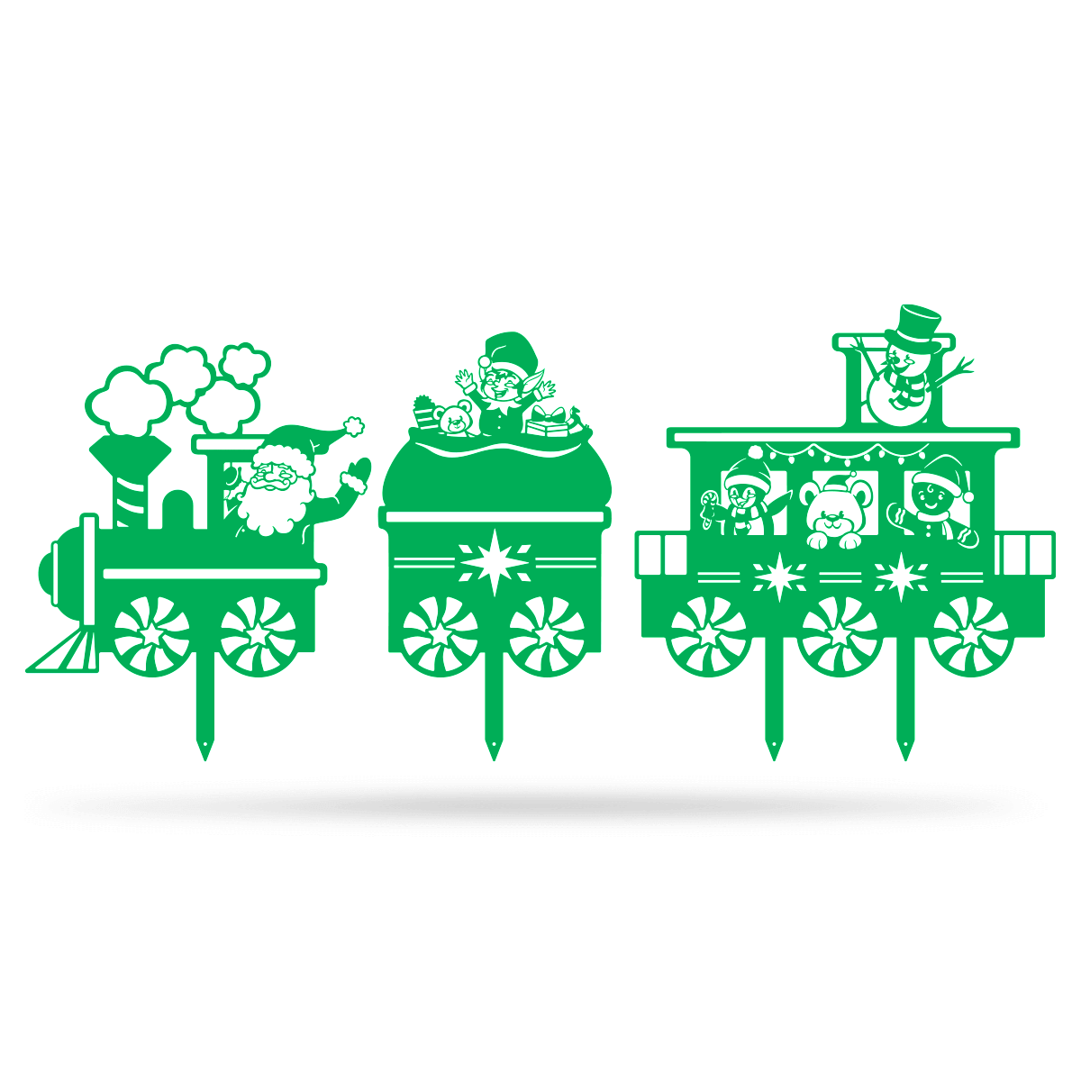 Garden Art - Santa Train Set - Image 9