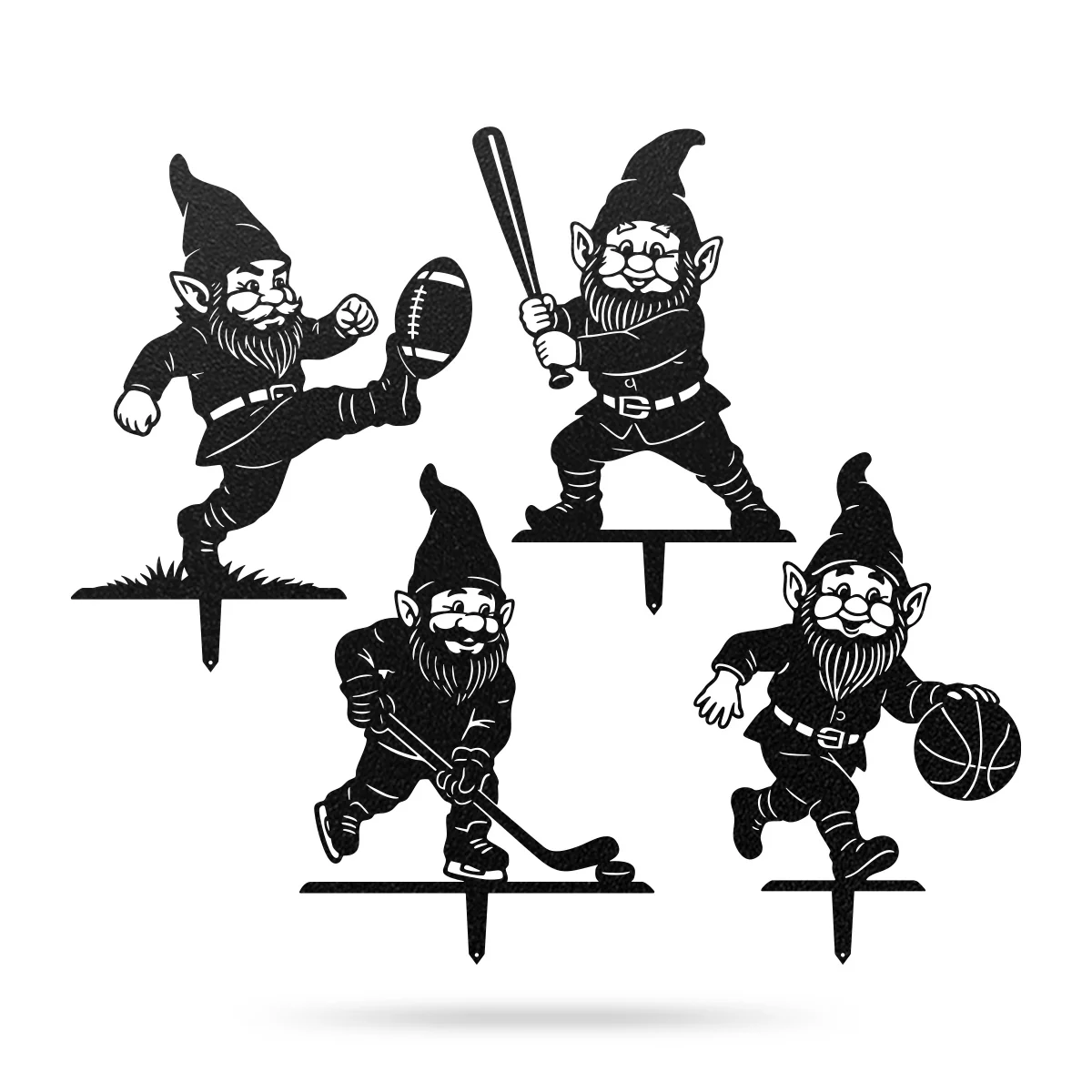 Garden Sports Gnome Yard Set - 4 Pack - Image 6