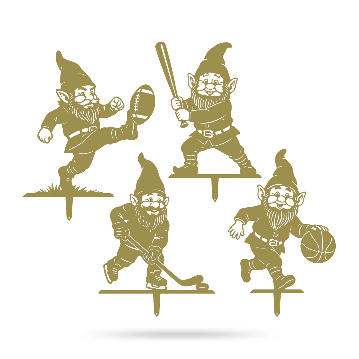 Garden Sports Gnome Yard Set - 4 Pack - Image 7