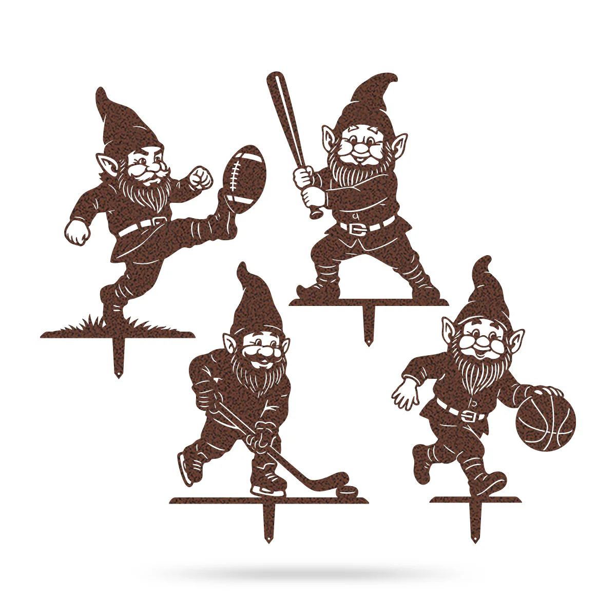 Garden Sports Gnome Yard Set - 4 Pack - Image 8