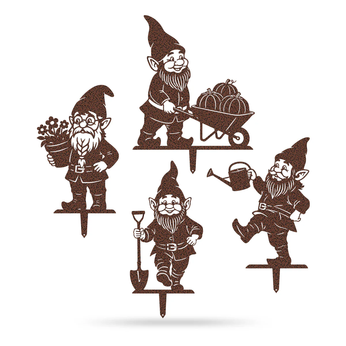 Garden Working Gnome Yard Set - 4 Pack - Image 10