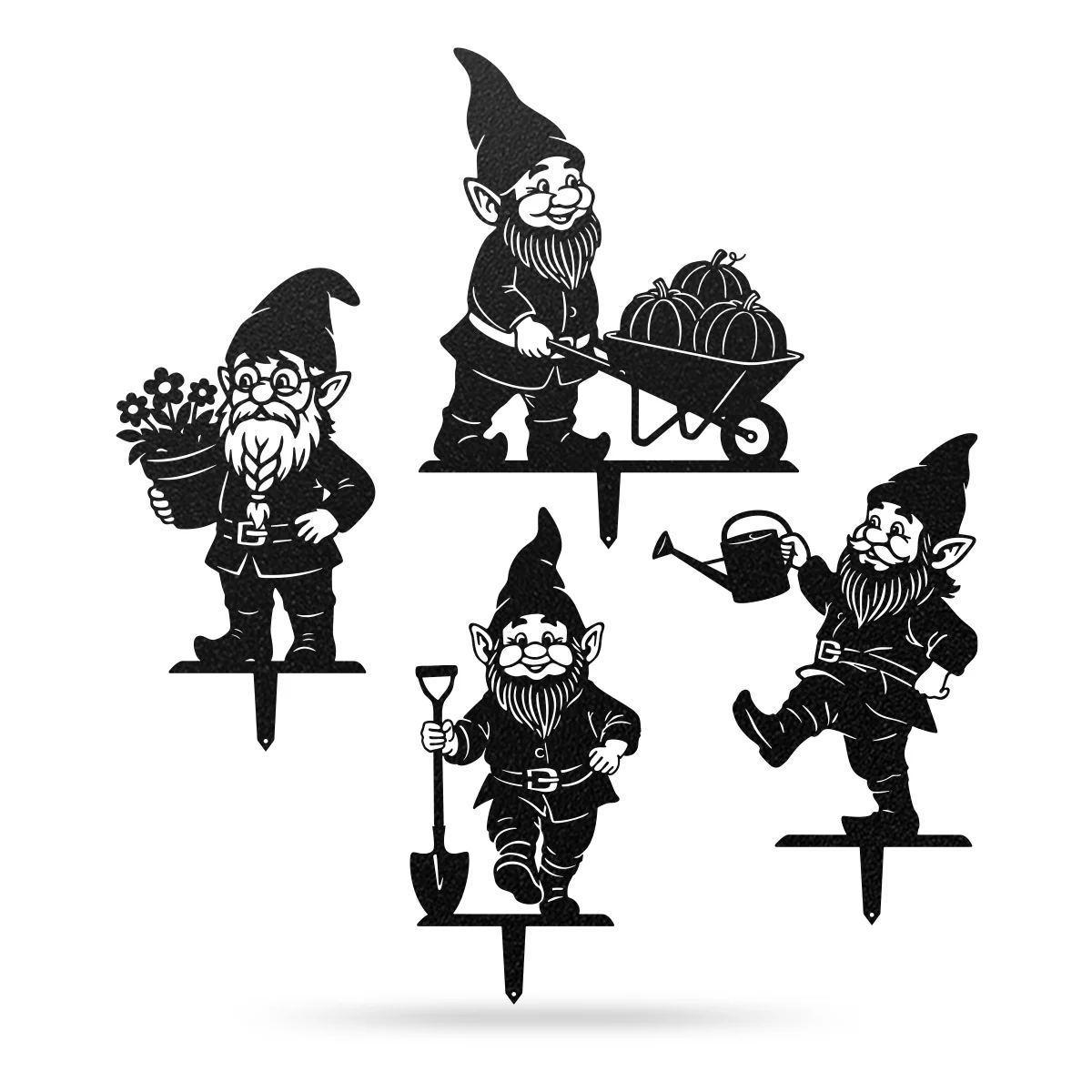 Garden Working Gnome Yard Set - 4 Pack - Image 12