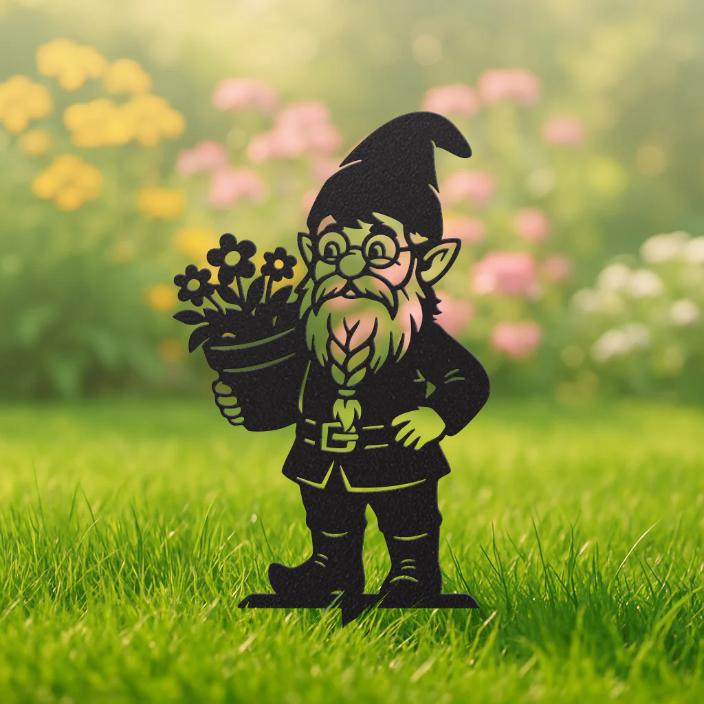 Garden Working Gnome Yard Set - 4 Pack - Image 3