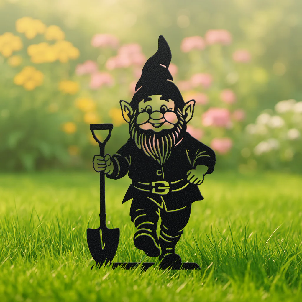 Garden Working Gnome Yard Set - 4 Pack - Image 4