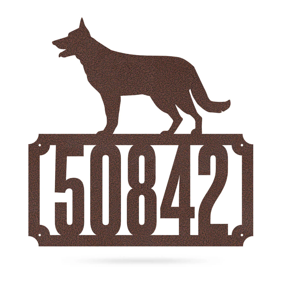 German Shepherd Home Number Monogram - Image 9