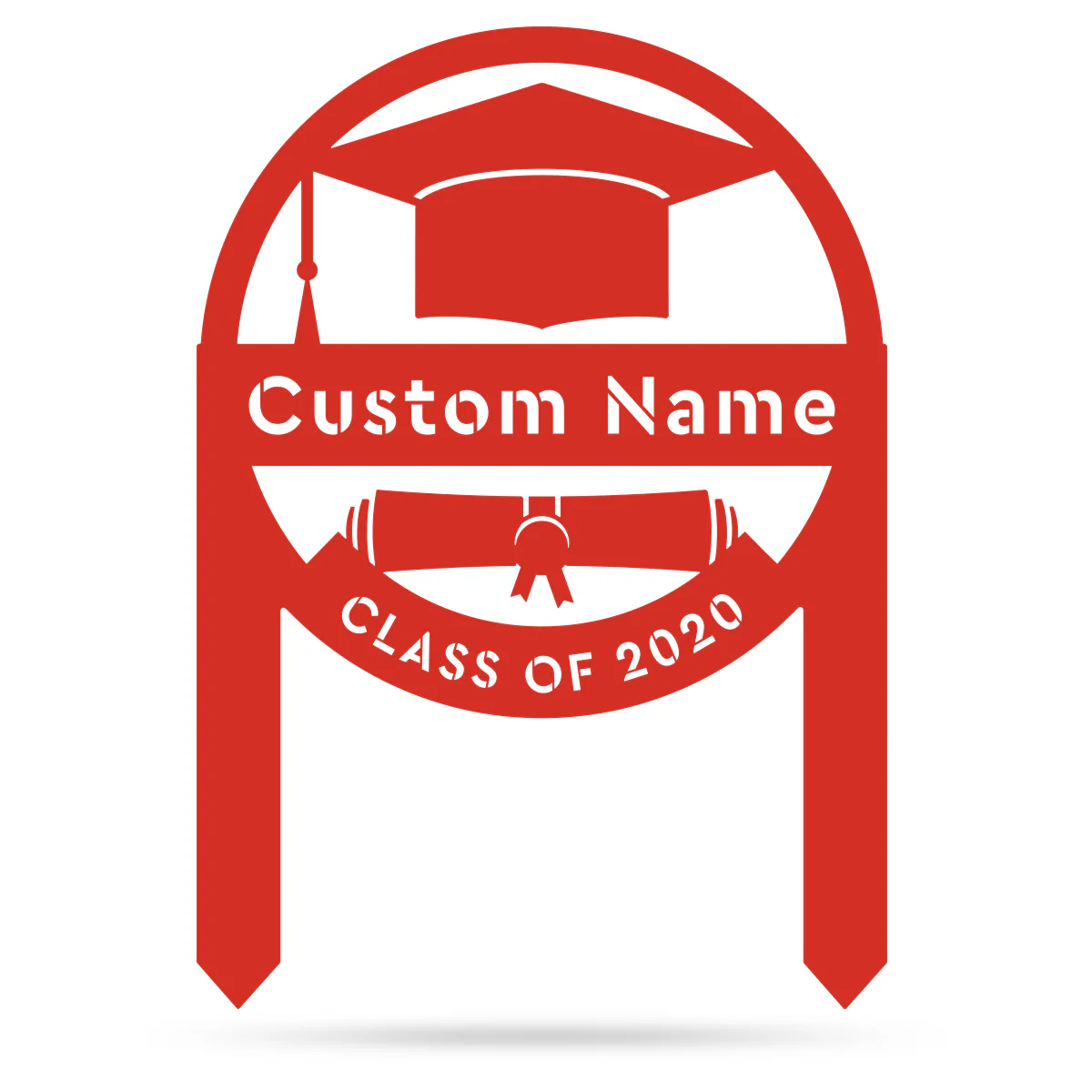 Graduation Monogram Yard Sign - Image 4