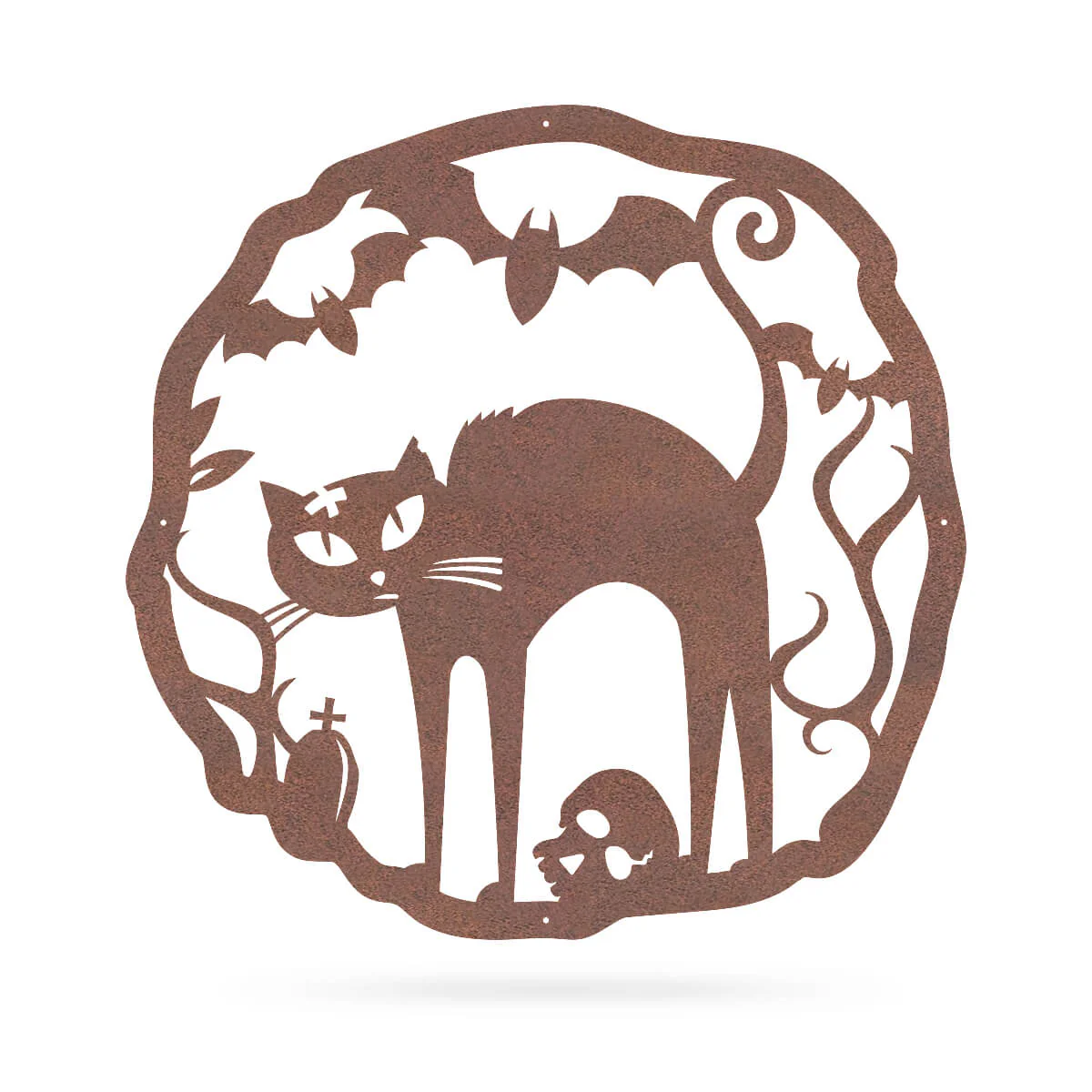 Halloween Cat Wreath - Image 8