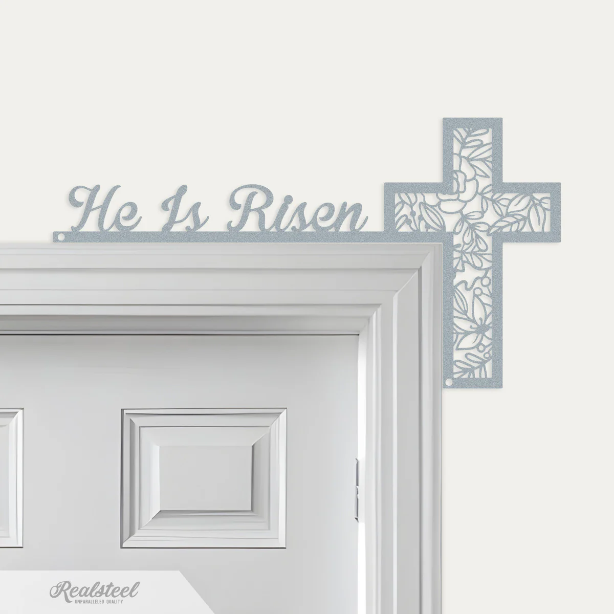 He Is Risen Easter Door Corner Decor - Image 3