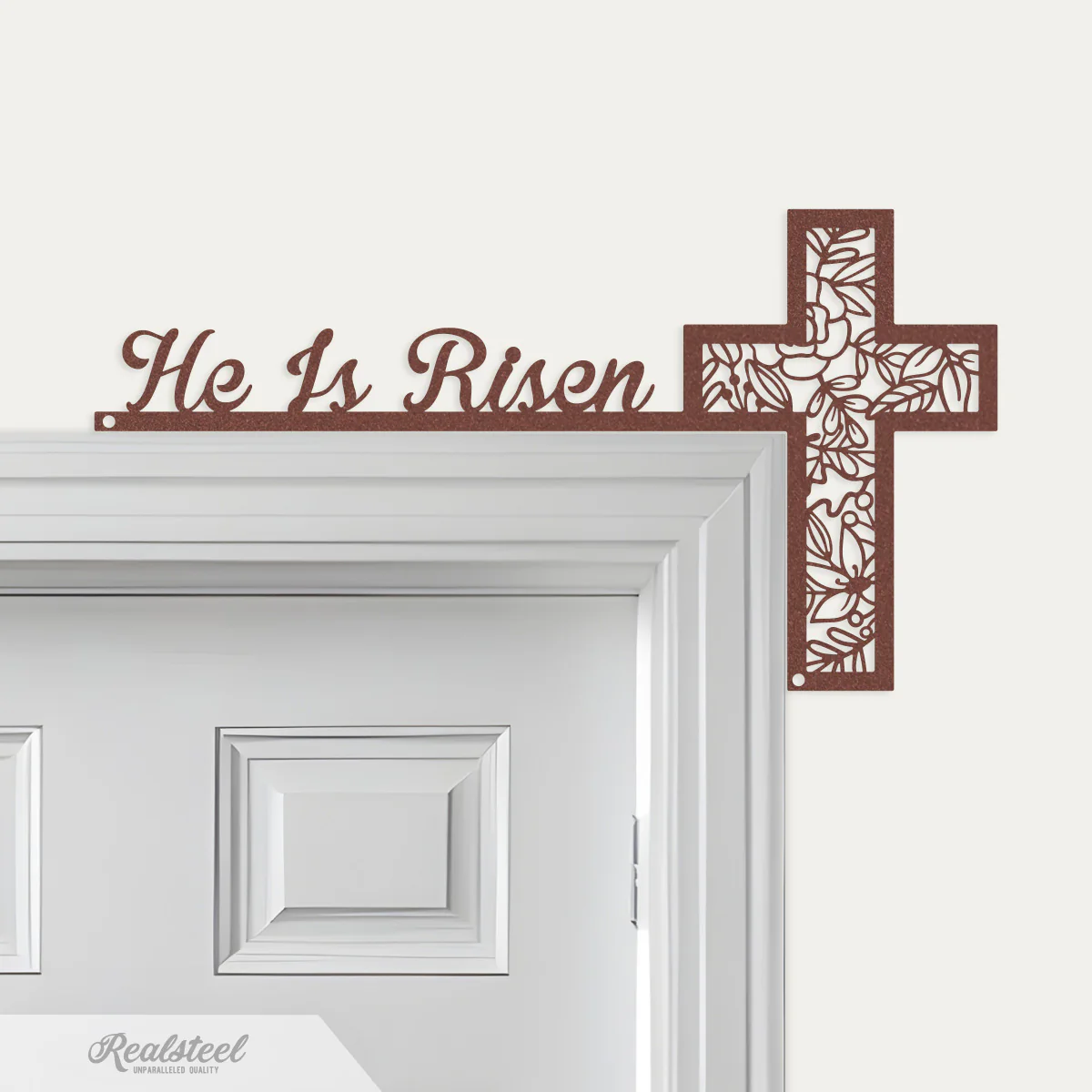 He Is Risen Easter Door Corner Decor - Image 5