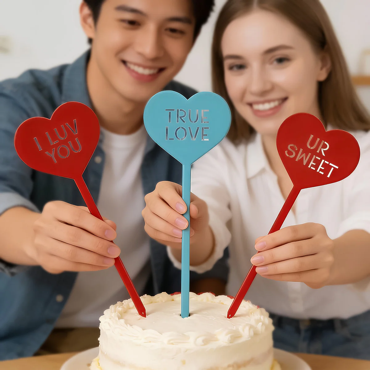 Heart Message Garden Stakes – Fun & Romantic Yard Decor