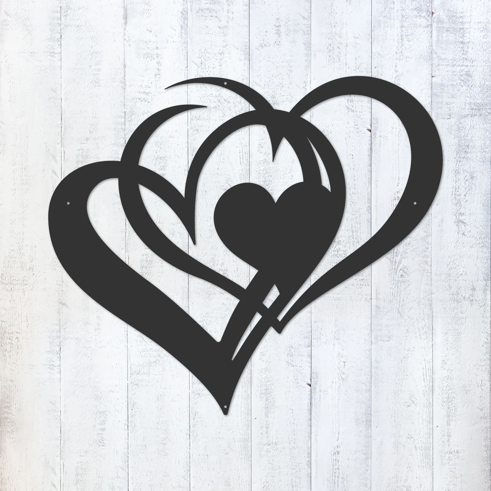 Heart Within Hearts Metal Art - Image 3