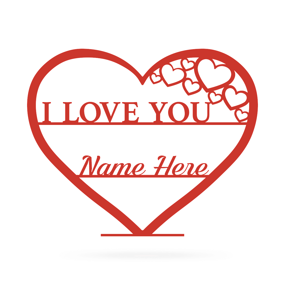 I Love You Monogram - Image 6