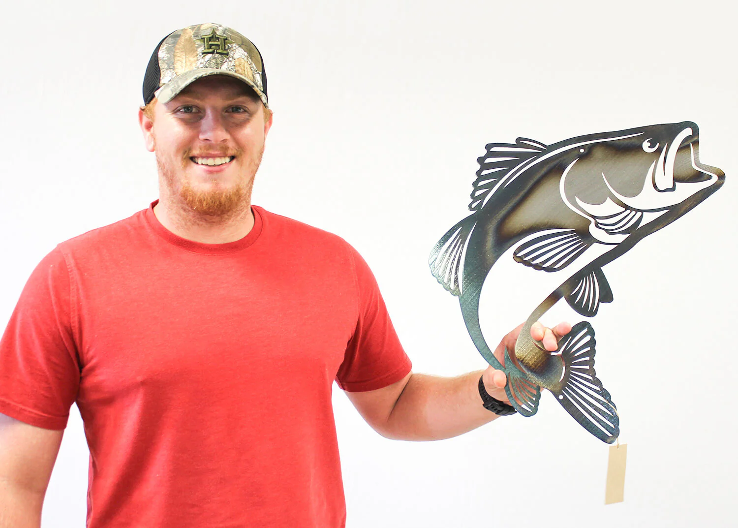 Jumping Bass Metal Wall Art - Image 4