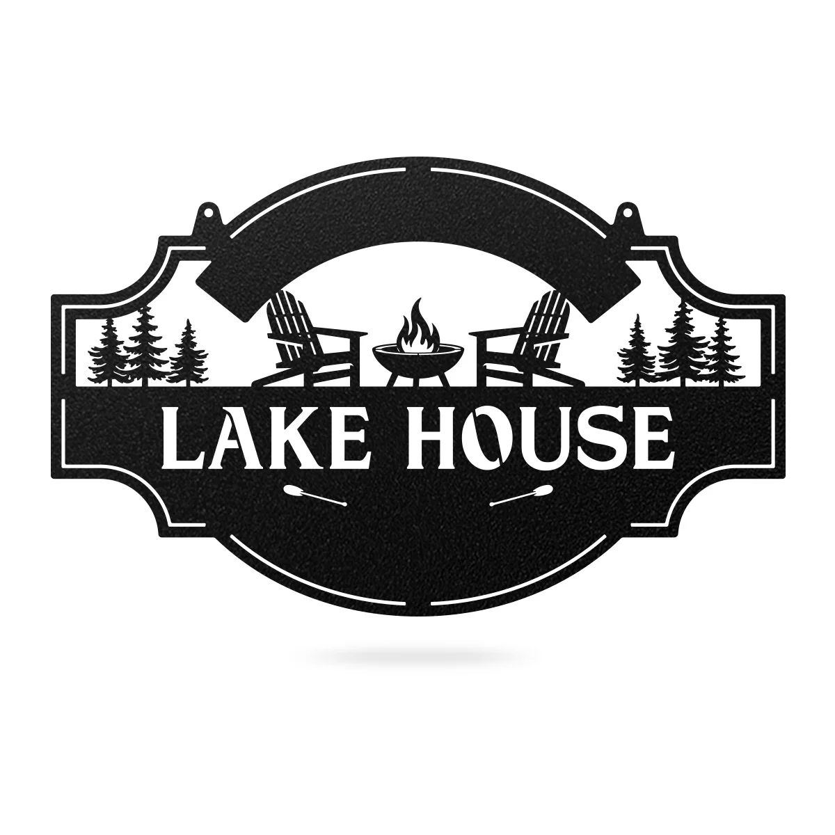 Lake House 3 Line Monogram - Custom Cabin & Lake House Decor - Image 2