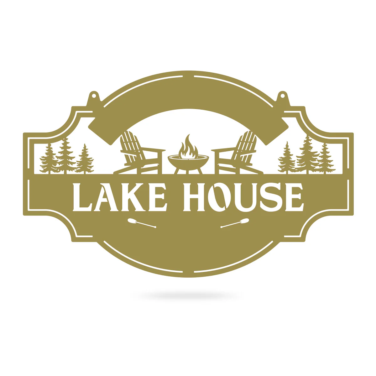 Lake House 3 Line Monogram - Custom Cabin & Lake House Decor - Image 3