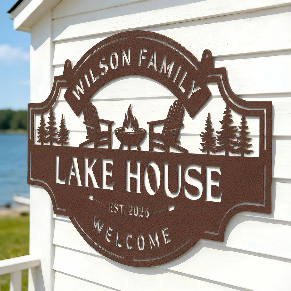 Lake House Monogram - Custom Cabin & Lake House Decor - Image 7