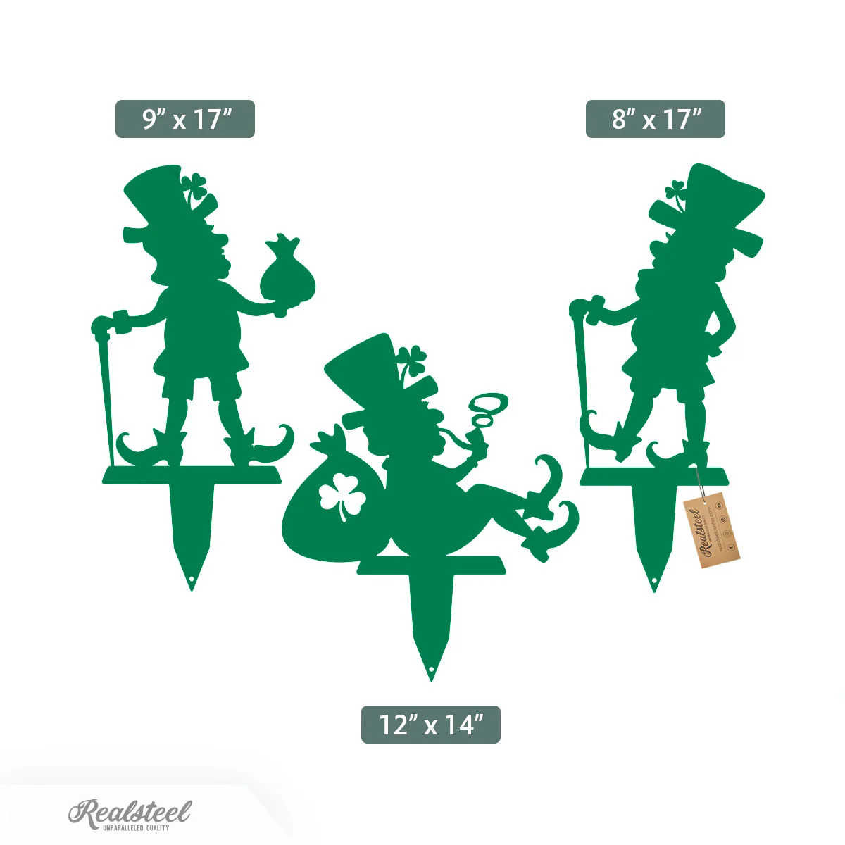 Leprechauns Garden Stake Set - Image 8