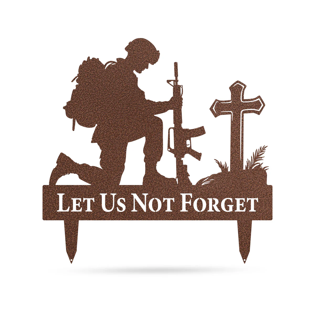 Let Us Not Forget Memorial Metal Stake - Image 5
