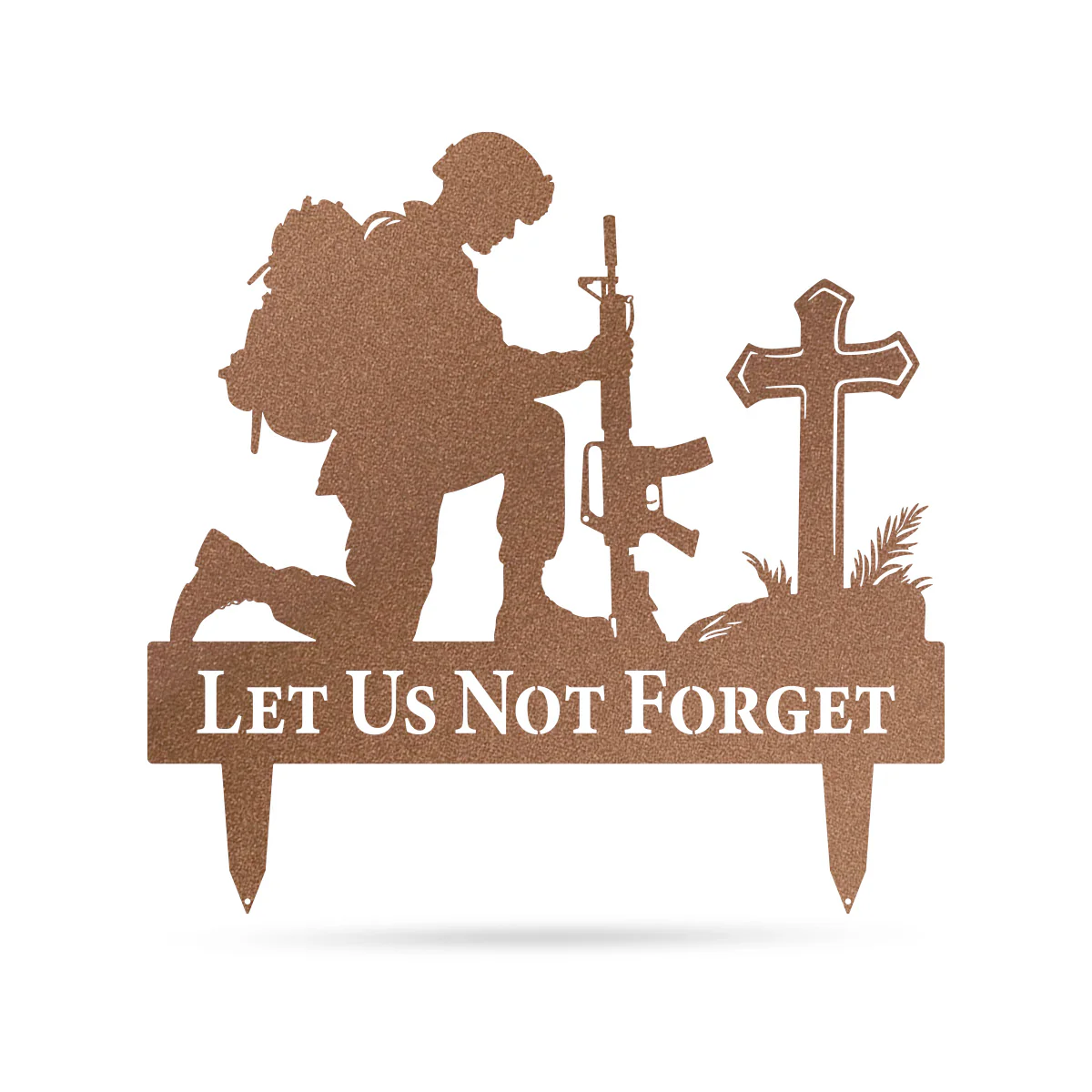 Let Us Not Forget Memorial Metal Stake - Image 6
