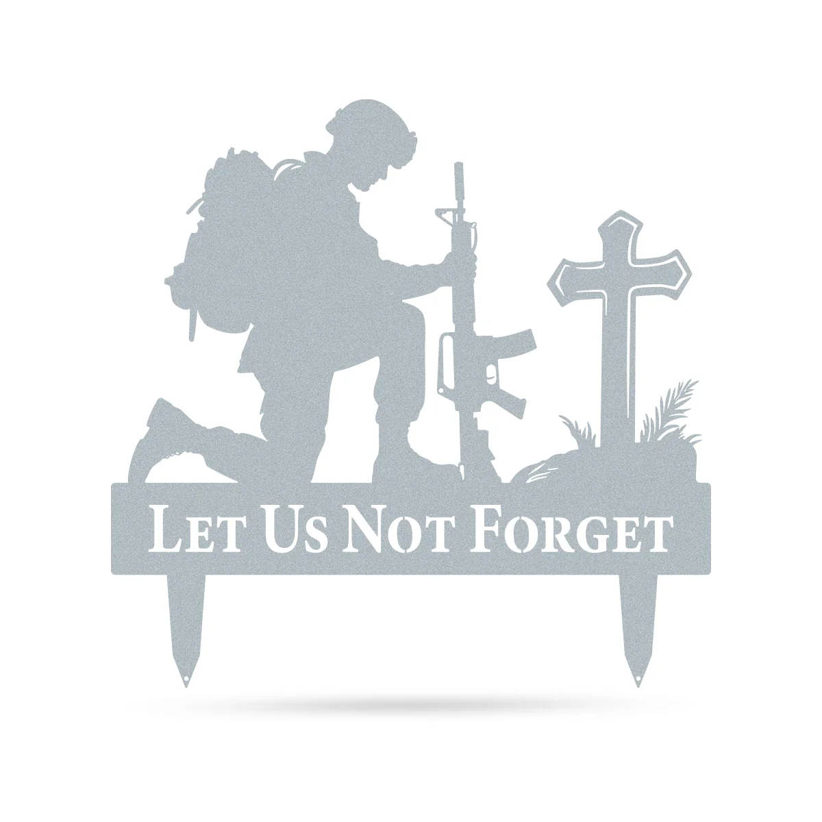 Let Us Not Forget Memorial Metal Stake - Image 7