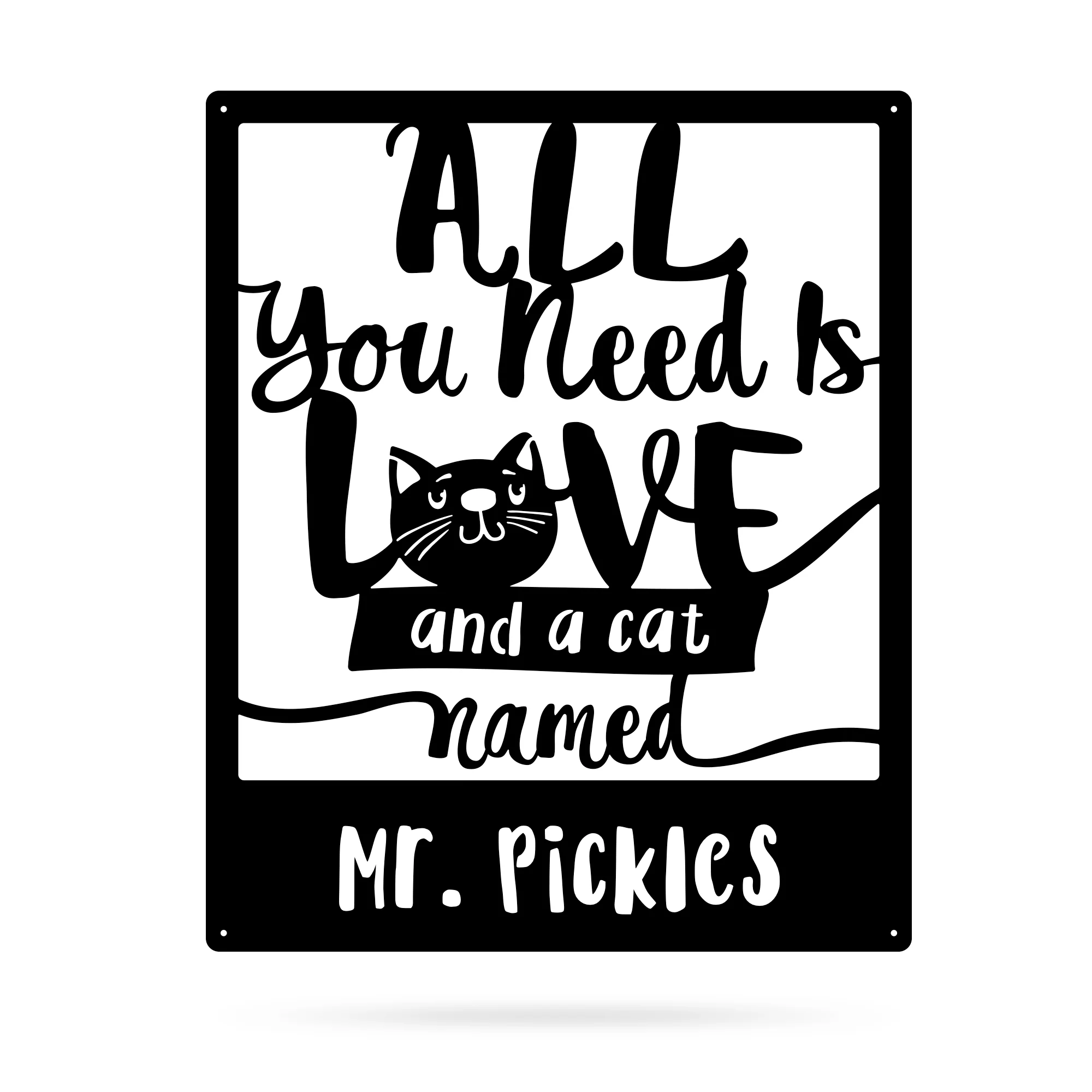 Love And A Cat Monogram - Image 3