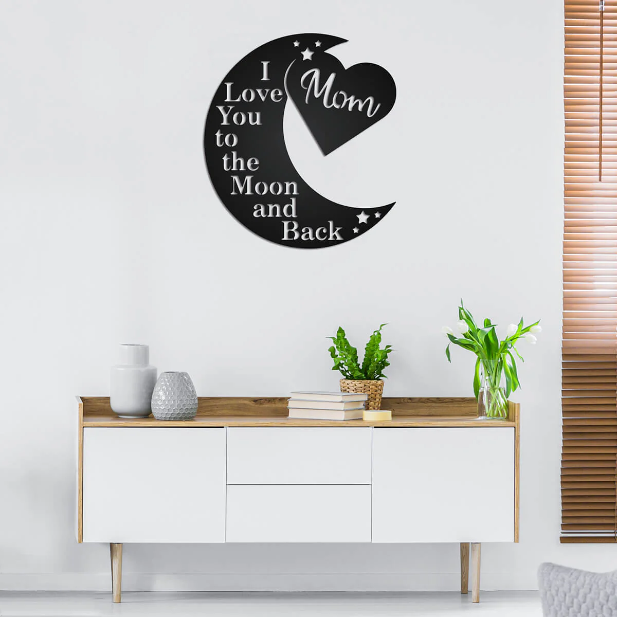 Love You To The Moon Wall Art - Mom Ltd - Image 3